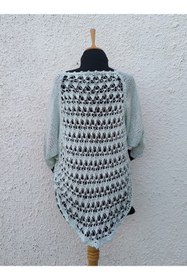 Resim Hippybutik Bebe Mavisi Elörgüsü Ajurlu Kazak 