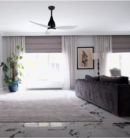 Resim FANCİUM Fancium LED Aydınlatmalı Uzaktan Kumandalı Beyaz Tavan Vantilatörü DKF-303 