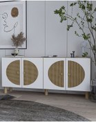 Resim Ka150 Ege Konsol, Tv Sehpası Safirmeşe-hazeran Desen Safirmeşe-hazeran Desen 