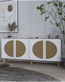 Resim Ka150 Ege Konsol, Tv Sehpası Safirmeşe-hazeran Desen Safirmeşe-hazeran Desen 