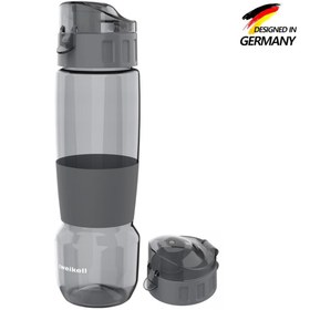 Resim zweikell Pivot Switch Grey Bpa Içermez 650 ml Tritan Kırılmaz Suluk - Su Matarası - Yedek Kapak Hedi 