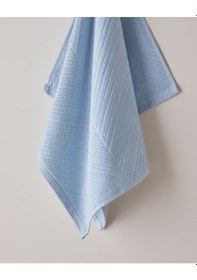 Resim English Home Twill Pamuk Yüz Havlusu 50x70 Cm Açık Mavi Açık Mavi 