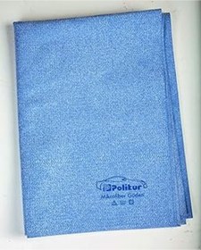 Resim robotrend Polikur 3356 Mikrofiber Güderi Mavi Oto Kurulama Ve Cam Temizlik Bezi 48X68 Cm. 