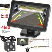 Resim 10.92 cm TFT LCD Renkli Ekran Park Yönlendirici ile Geniş Açılı Gece Görüş Arka Görüş Kamerası, 12V Geri Yönlendirme, Pil Olmadan 
