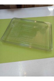 Resim BAKOM AMBALAJ Kullan At Tek Kullanımlık Plastik Kapaklı Kase / Baklava Güllaç Kutusu 50 Adet 1000cc 