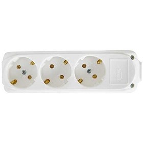 Resim Almeria 3'lü Topraklı Klemensli Grup Priz 