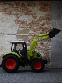 Resim bebeym Çiftlik Araçları Traktör Kepçe - Ön Yükleyicili Traktör Yeşil 