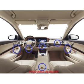 Resim Arazi Off Road Suv 4WD Logo 3D Cam Açma Torpido Konsol Ayna Çıkar 