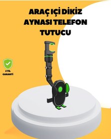 Resim Diğer Dikiz Aynasına Takılan Telefon Tutucu Ayarlanabilir Çok Yönlü Araç Aksesuarı 