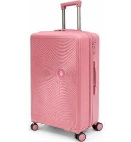 Resim U.S. Polo Assn. Büyük Ve Orta Boy 2'li Valiz Seti %100 Polipropilen Valiz Pembe 26040 Pembe 