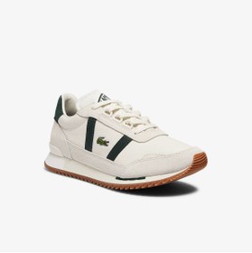 Resim Lacoste Partner Retro 0721 1 Sfa Kadın Beyaz - Koyu Yeşil Spor Ayakkabı 