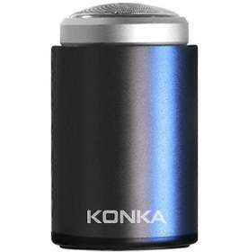 Resim Konka Mini Tıraş Bıçağı Açık Hava Su Geçirmez Erkek Tıraş Bıçağı Siyah 