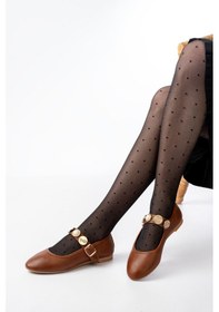 Resim İnf-6363 Taba Baret Tokalı Günlük Bayan Ayakkabı Diğer 