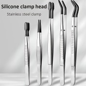 Resim Yüksek Kaliteli Paslanmaz Çelik Plastik Kaplamalı Kaş Takımı, Kaş Uzatma Yardımı, Madeni Para Klipsleri, Damga Klipsleri ve Araçları 