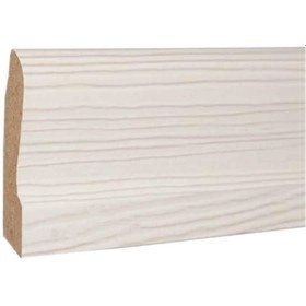 Resim Laminant Parke Süpürgelik 6cm Beyaz Çam 7300 