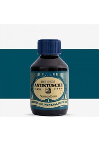 Resim Rohrer &klingner Antik Mürekkep 28-modern Sanatçılar İçin Profesyonel Mürekkep 100ml 420-senegalblau Çok Renkli 