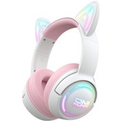 Resim Geeroyoo Onıkuma Gt838 5.3 Bluetooth Oyun Kulaklığı: Üç Modlu, Gürültü Önleyici, Rgb Aydınlatmalı, Hafif Ve Konforlu Tasarım 