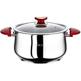 Resim Oms Derin Tencere 18x10 Cm Kırmızı 2038 Diğer 