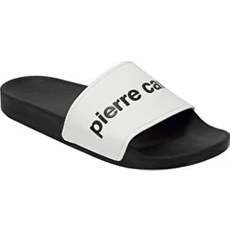 Resim Pierre Cardin Unisex Siyah Plaj Havuz Deniz Terlik Günlük Kullanım İçin Konforlu Tasarım 