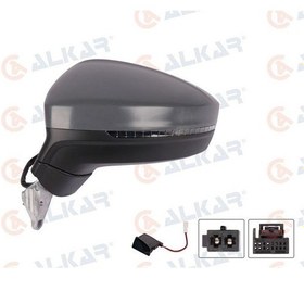 Resim Alkar Dıs Dıkız Aynası Sol Elektrıklı Isıtmalı Astarlı Sınyallı Asferık Kor Noktalı 8 AT00-9041147 