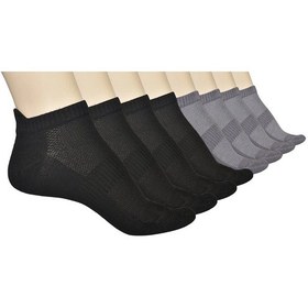 Resim Elyfer 8 Çift Bambu Kadın-Erkek Unisex Yumuşak Terletmez Patik Çorap 