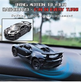 Resim Hightower Siyah 1 Adet Dinamik Drift Araba Konsol Süsü Hareket Sensörlü 4 Tekerlek Çekiş Fiziksel Hareket 