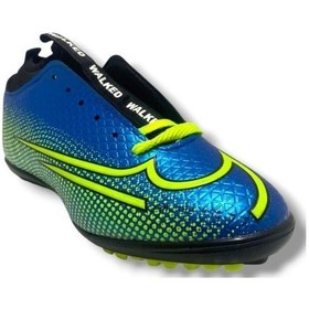 Resim Walked Süperfly Erkek Çocuk Bilekli Boğazlı Çoraplı Dişsiz Düz Halı Saha Krampon Futbol Spor Ayakkabı... 