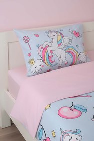 Resim Junior Twinka %100 Pamuklu Tek Kişilik Çocuk Nevresim Takımı 