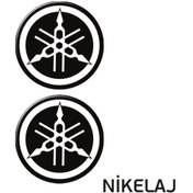 Resim Yamaha Uyumlu 4 5x5 Cm İkili Damla Etiket 