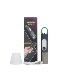 Resim Type-c Girişli 750 Lümen Şarjlı Kamp Lambası Wt-298 Siyah 