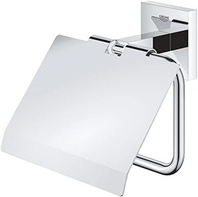 Resim GROHE Start Cube QuickFix Tuvalet Kağıtlığı (Kapaklı), Duş, Banyo Aksesuarları, Krom, 41102000 