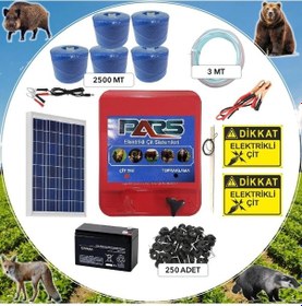 Resim Pars Elektrikli Çit Ayı-domuz Kovucu Maxi Set 2500 