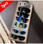 Resim Fastbuy Wangxi 7 Çift Paketi Unisex Spor Tarzı Renkli Yansıtıcı Lensli Gözlük Altın Altın 