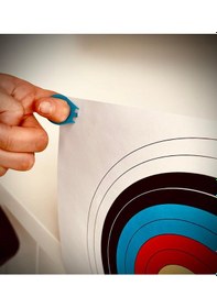 Resim Mottopi Okçuluk Hedef Kağıdı Çivisi 50 Adet Paket-mavi 