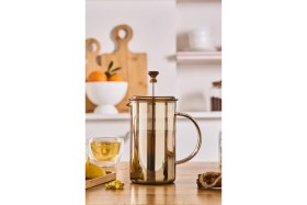 Resim Feyza Design Şık 600 ml French Press, Dayanıklı ve Kullanışlı Kahve Demleme Aracı 