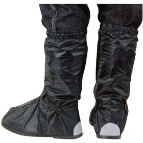 Resim Motosiklet Lüx Kalın Bot Ve Ayakkabı Yağmurluğu Kılıfı Su Geçirmez 