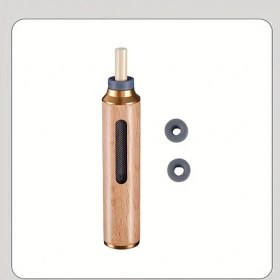 Resim Hightower Altın Renk 1 Karon Ahşap Tozsuz Araç Küllüğü, Taşınabilir Sigara Filtresi, Batarya Gerekmez 