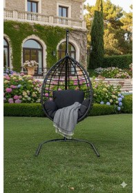 Resim Liv Concept Oscar Lüks Rattan Bahçe Ve Balkon Salıncağı 