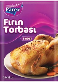 Resim Parex Yanmaz Fırın Torbası 8"Li Çok Renkli 