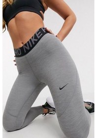 Resim Nike Pro Tigh Fit Full Length Leggings Toparlayıcı Tam Boy Gri Tayt Gri 