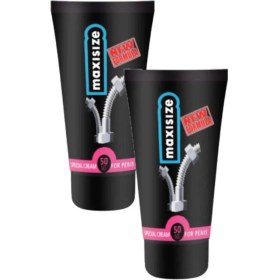 Resim Maxsize Maxisize Erkek Performansına Etkili Sertleştirme Büyütme Kremi 50 ml x 2 Adet 