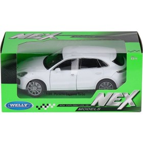 Resim 24092 Welly Porsche Cayenne Turbo 1:24 -karsan Oyuncak Renkli - Haki 