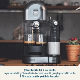 Resim Cecotec Instant-Ccino 20 Chic Serie Nera Espresso Makinesi Otomatik Süt Köpürtme 