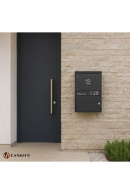 Resim Canszen Droplix Kilitli Posta & Kargo Teslim Kutusu | Güvenli Paket Teslim Kutusu 