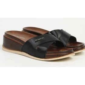Resim Pierre Cardin PCT-7423 Kadın Dolgu Taban Çapraz Bant Terlik 