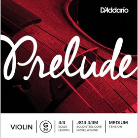 Resim D'Addario J814 Prelude 4/4 Tek Keman Teli (Sol) 