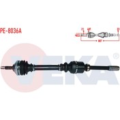 Resim Genel Markalar Komple Aks Sag Ön Abslı 48 Dıs Uzunluk 807mm Peugeot 206 1.4i 16v A-t (SNZ.AL4 23 DIS) 1998-2006 