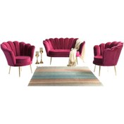 Resim mobilyabazari Inci Çay Seti (salon, Balkon, Cafe Ofis) 2+1+1 