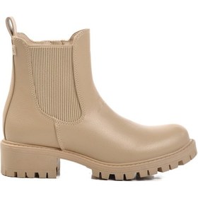 Resim Bej Bilekten Esnek Kadın Bot 23009 Z Bej 