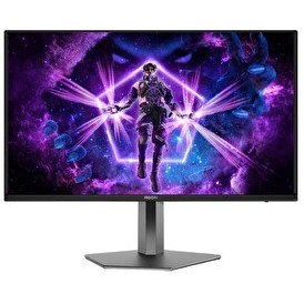 Resim AOC Agon Pro AG326UD 31.5" 165 Hz 0.03 MS HDMI DP AdaptiveSync Pivot HDR 400 RGB UHD QD-OLED Oyuncu Monitörü 